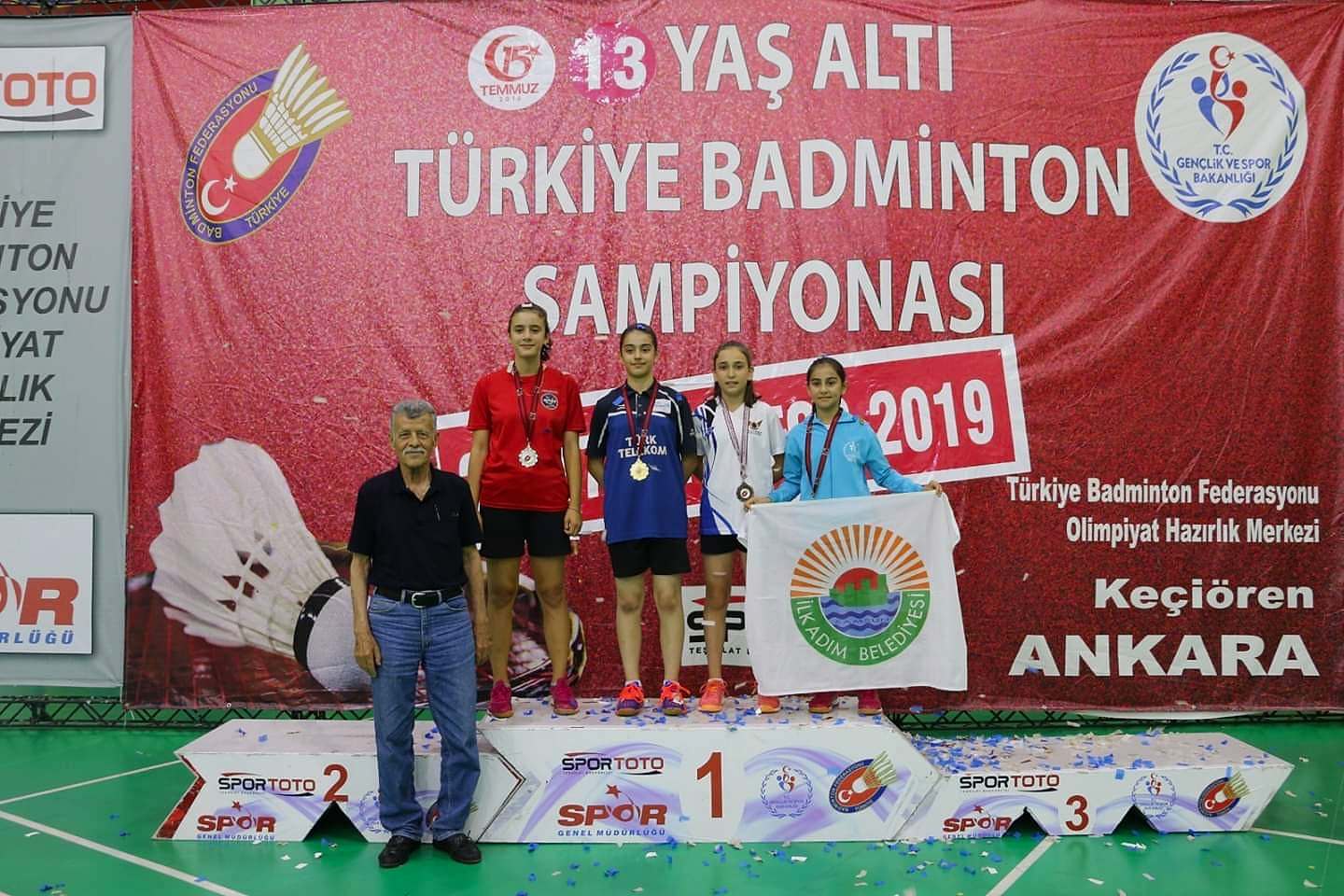 13 Yaş Altı Türkiye Badminton Şampiyonası 2019 gorseli