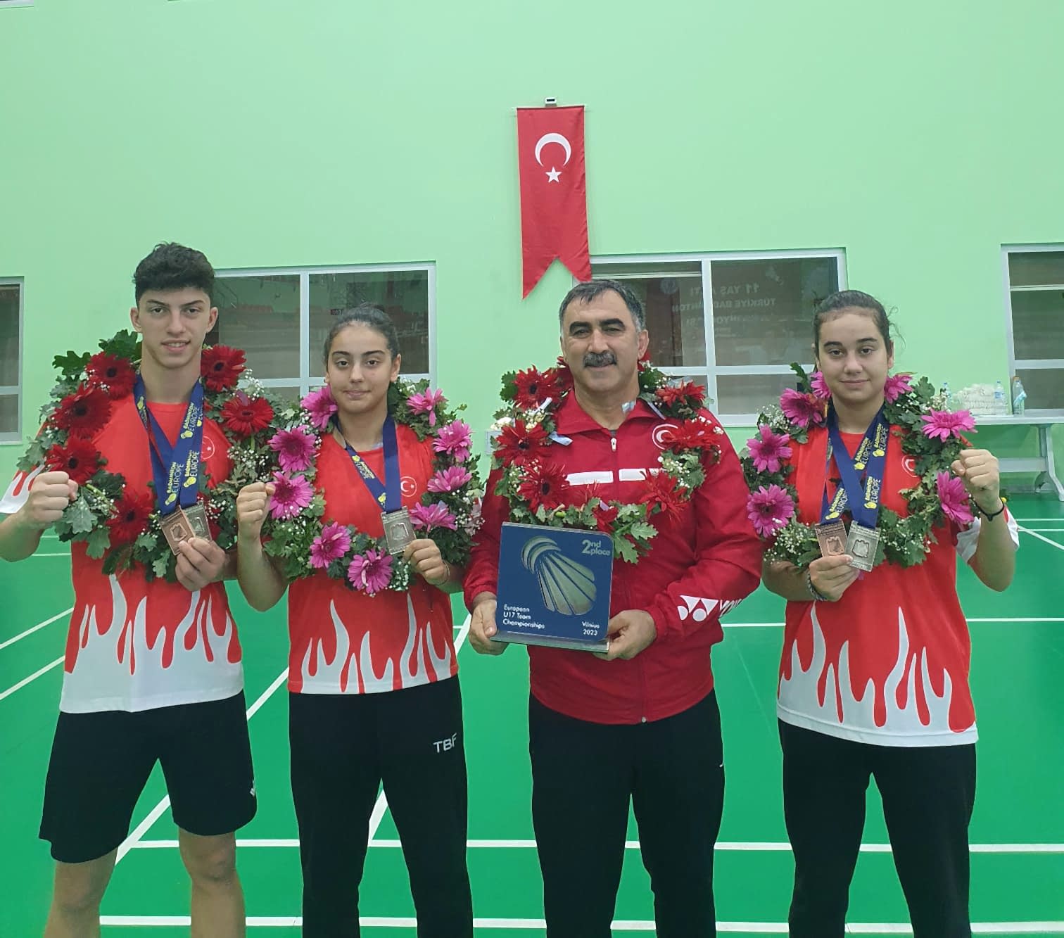 U17 BADMINTON AVRUPA ŞAMPİYONASINDA GURURLANDIRAN TABLO gorseli