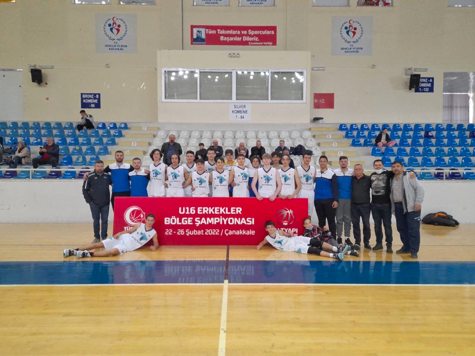 Çanakkale Türk Telekom Basketbol Takımımız Marmara Bölge Şampiyonu gorseli