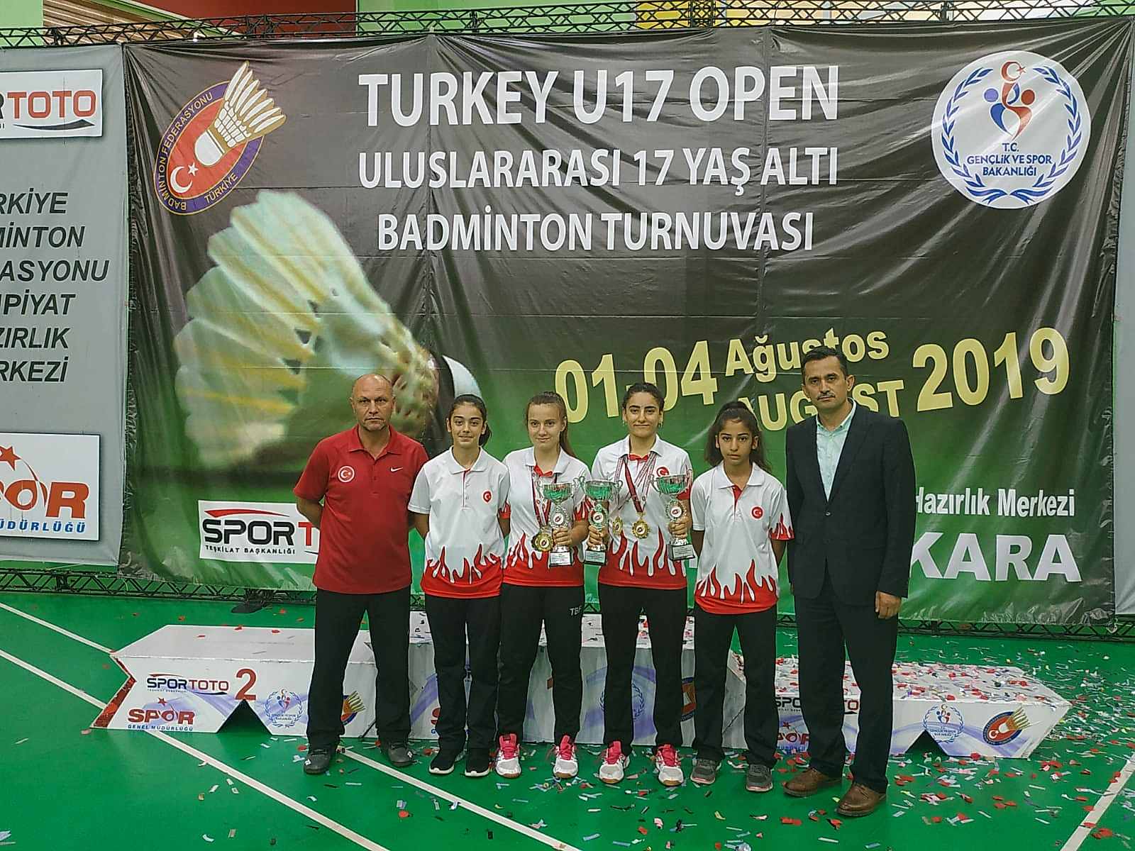 Uluslararası 17 Yaş Altı Türkiye Badminton Turnuvası gorseli