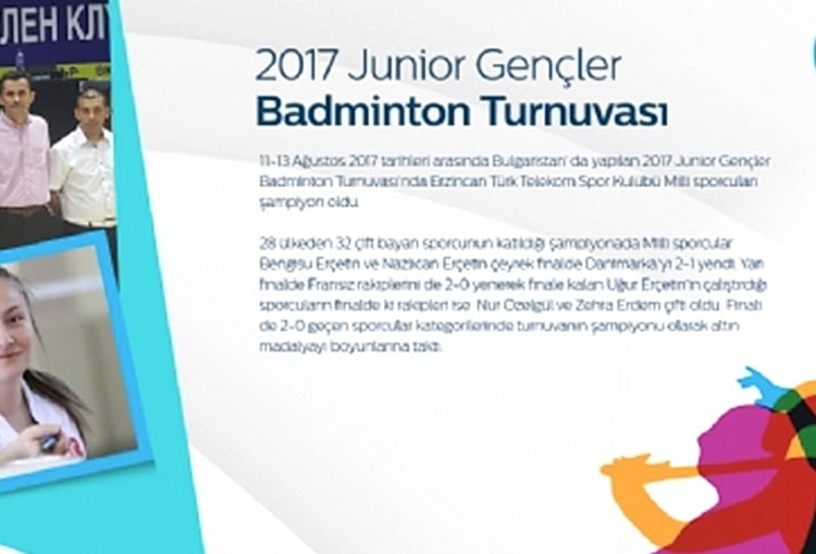 2017 Junior Gençler Badminton Turnuvası gorseli