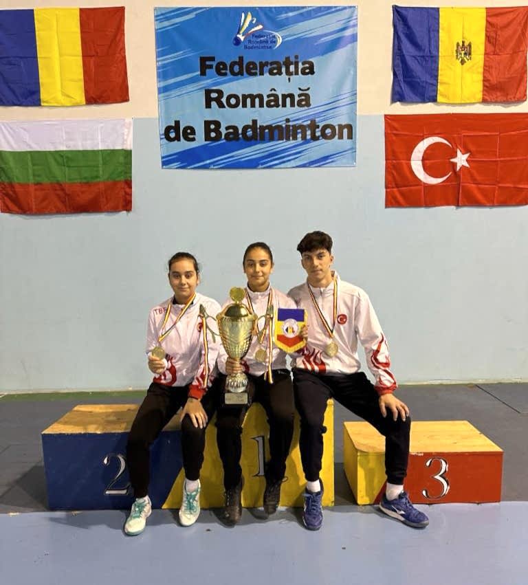 17 Yaş Altı Balkan Badminton Şampiyonası'nda 3 Madalya gorseli