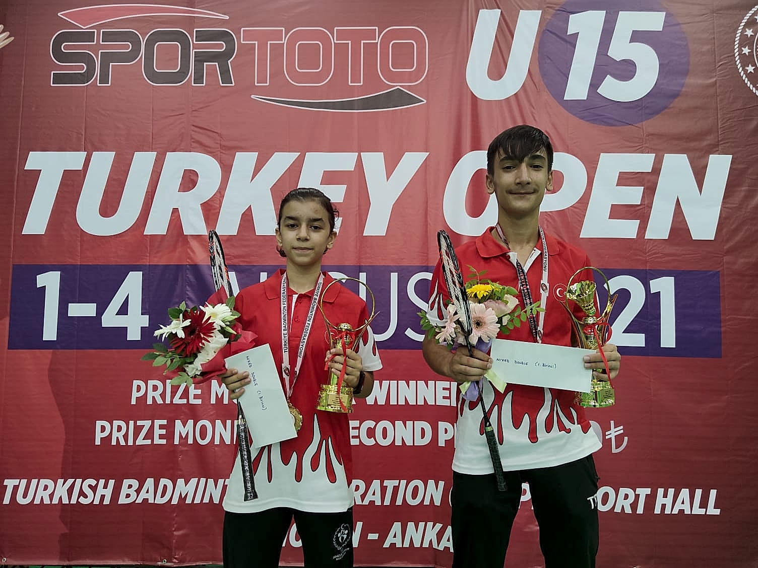  Badmintonculardan Turkey U15 Open da 6 Madalya gorseli